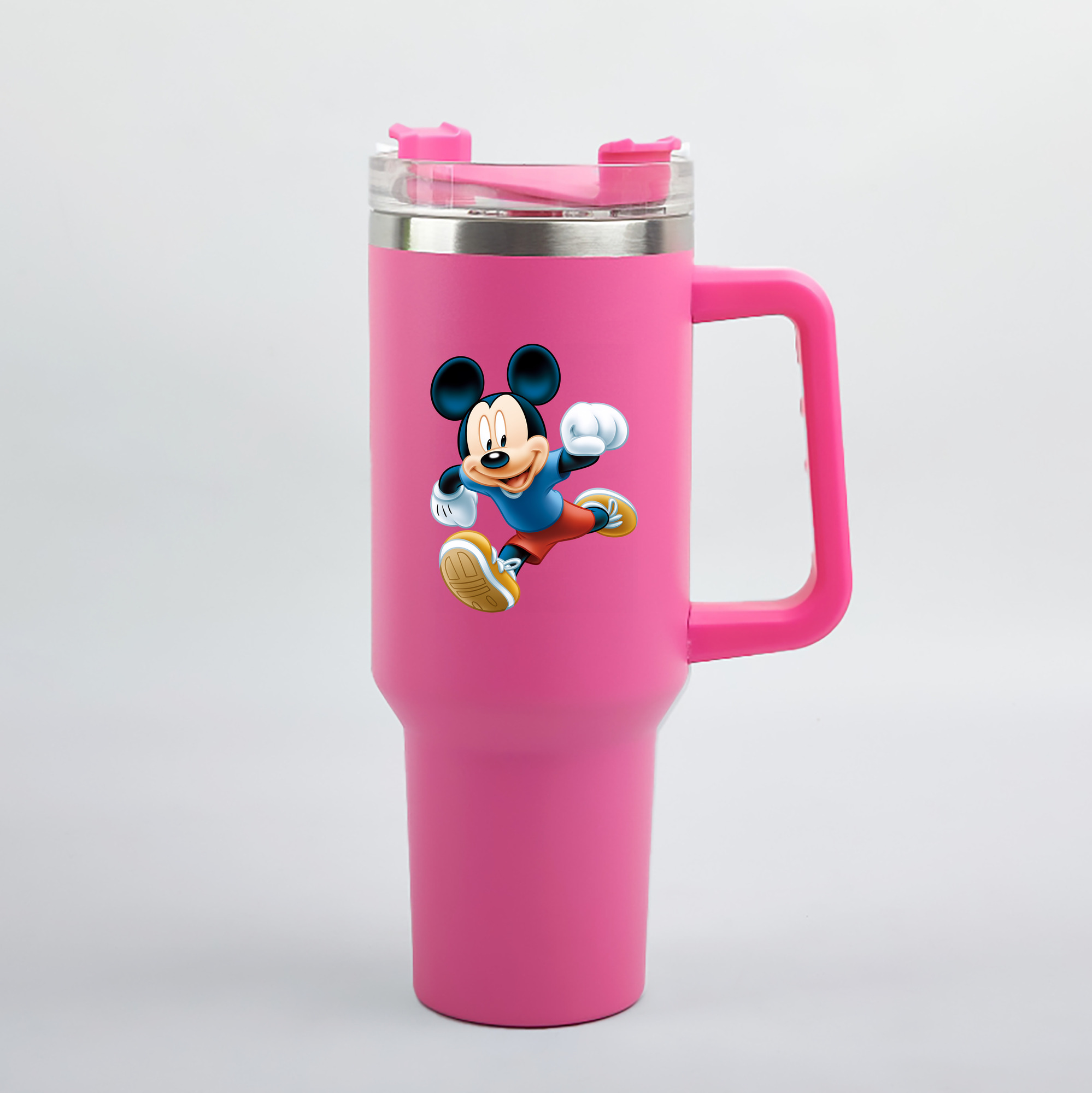 （画像用） ミッキーマウス Mickey Mouse 1200mL車用タンブラー（カラープリント）
